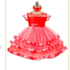 Easter baby dress; pageant baby dress; flower girl